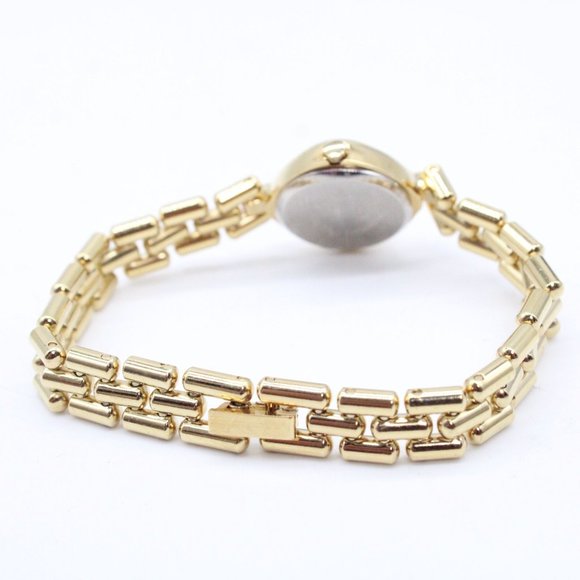 J.B Champion Watch Womens Gold Tone Stainless Steel Classic White Dial Japan Mov - Picture 7 of 8